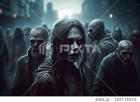 The depiction of a terrible disease in humans where the growth turns into zombies. The depiction of a terrible disease in humans where the growth turns into zombies. 108716058