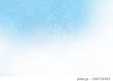 雪降る冬空の背景イラスト 108716403
