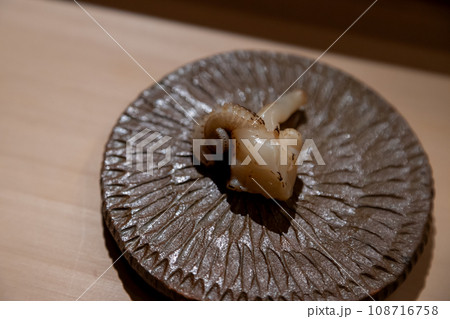 殻付きのまま食べられた殻 108716758