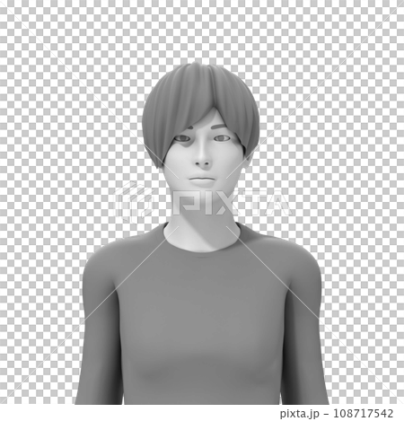 女性身體，穿著，3D模型 108717542