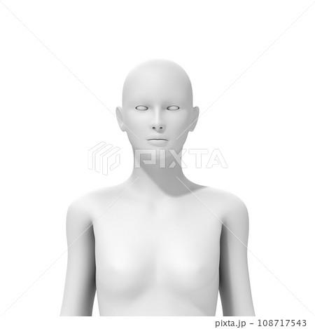 女性の体, 裸, 3D モデル 女性の体, 裸, 3D モデル 108717543
