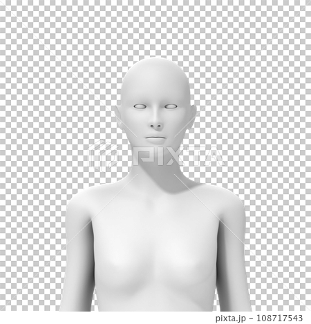 女性の体, 裸, 3D モデル 女性の体, 裸, 3D モデル 108717543