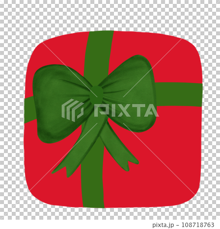 red gift box with ribbon red gift box with ribbon 108718763