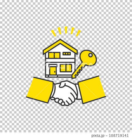 Image illustration of delivery, rental contract, sales contract Image illustration of delivery, rental contract, sales contract 108719141