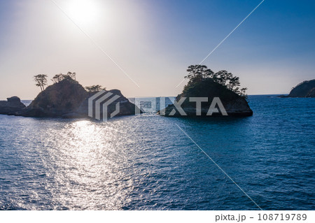 （静岡県）西伊豆堂ヶ島の夕景 108719789
