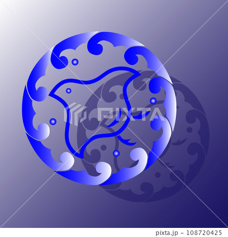 Namiwa and Yin Chidori - Stock Illustration [108720425] - PIXTA