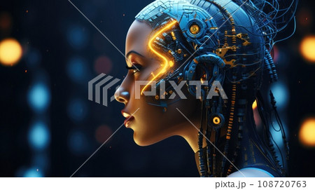 AI Artificial Intelligence concept. Deep learning. Machine learning. Singularity. AI Artificial Intelligence concept. Deep learning. Machine learning. Singularity. 108720763