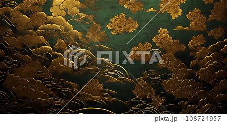 金箔 AI画像 金箔 AI画像 108724957