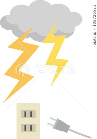 雷とコンセント 108726521