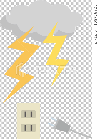雷とコンセント 108726521