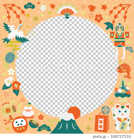 新年框架圖廣場 新年框架圖廣場 108727558