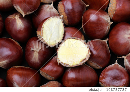 たくさんの栗 108727727