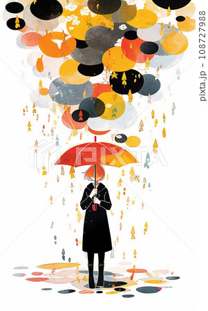 抽象的な女性 水彩画風イラストのイラスト素材 [108727988] - PIXTA