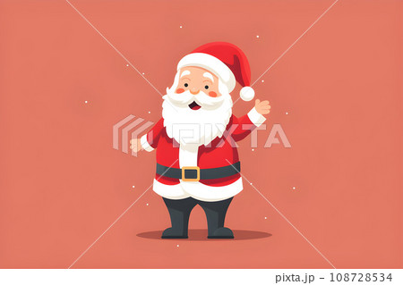 Variations of Flat Santa Claus Gestures in Character Design.GenerativeAI. Variations of Flat Santa Claus Gestures in Character Design.GenerativeAI. 108728534