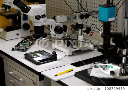 printed circuit board quality control laboratory 108729459