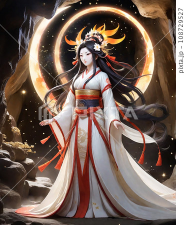 天岩戸 天照大神 のイラスト アート(AI生成画像) 天岩戸 天照大神 のイラスト アート(AI生成画像) 108729527