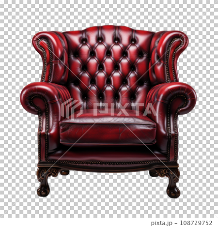 a red chair isolated 108729752