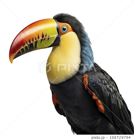 a toucan isolated 108729794