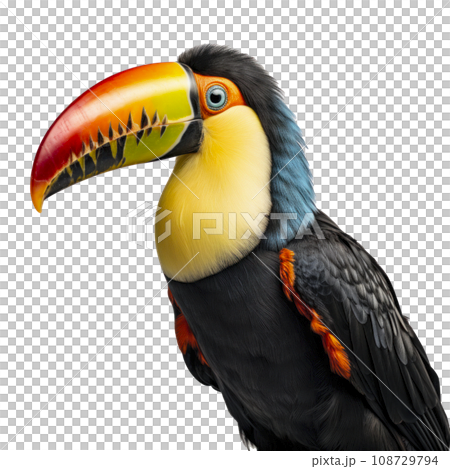 a toucan isolated 108729794