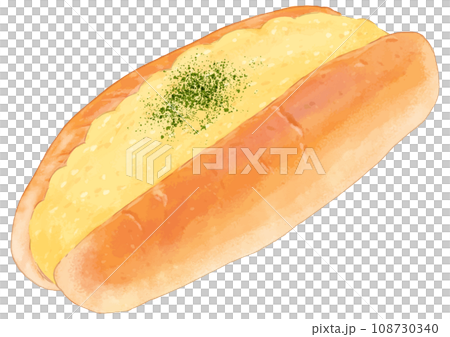 コッペパン1個(卵のサンド) 108730340