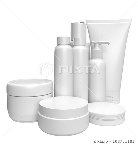 The Cosmetics Package for beauty or skin care concept 3d rendering. 108731183