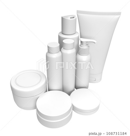 The Cosmetics Package for beauty or skin care concept 3d rendering. 108731184