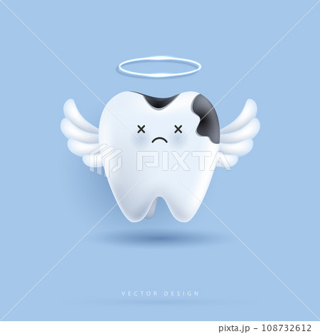 Dental cavity treatment, decayed teeth. teeth character for kids. cute dentist mascot for medical apps, websites and hospital. vector design. Dental cavity treatment, decayed teeth. teeth character for kids. cute dentist mascot for medical apps, websites and hospital. vector design. 108732612