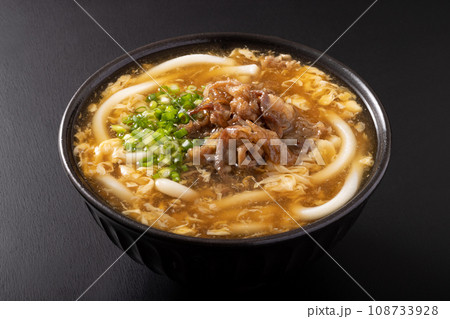牛肉たまごあんかけうどん 牛肉たまごあんかけうどん 108733928