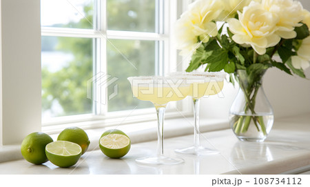 Classic Margarita Cocktail 108734112