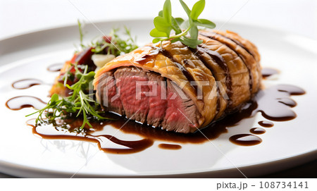 Beef Wellington, tenderloin dish 108734141