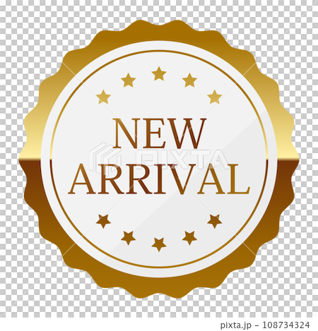 Luxury new emblem white & gold Luxury new emblem white & gold 108734324