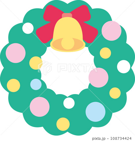 クリスマスリース 108734424