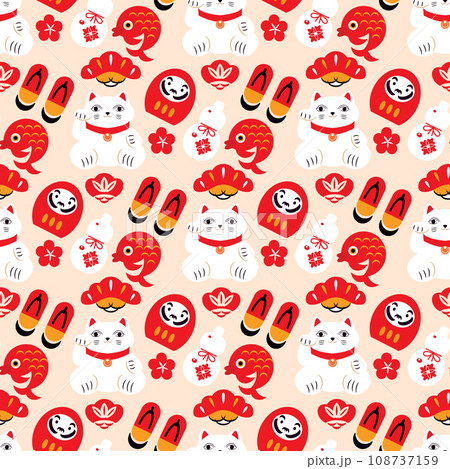 Maneki-neko pattern 26 108737159