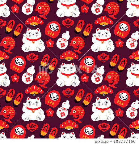 Maneki-neko pattern 26 108737160
