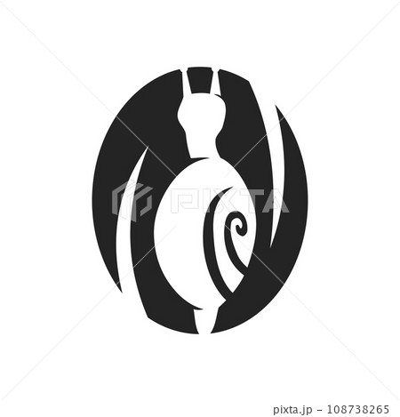 Snail logo template Isolated. Brand Identity. Icon Abstract Vector graphic Snail logo template Isolated. Brand Identity. Icon Abstract Vector graphic 108738265