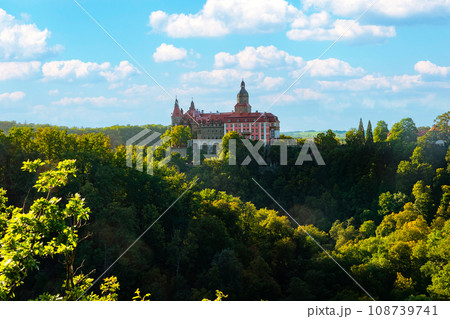 2022-08-29 Castle Ksiaz . The castle was built in 1288-1292.  Walbrzych, Poland 108739741