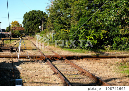 愛知県名古屋市_名鉄築港線ダイヤモンドクロッシング8_2023_10月 108741665