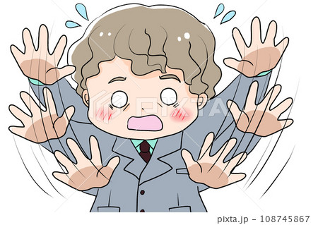 慌ててごまかす上司 慌ててごまかす上司 108745867