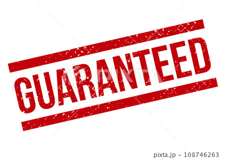 Guaranteed Grunge Rubber Stamp 108746263