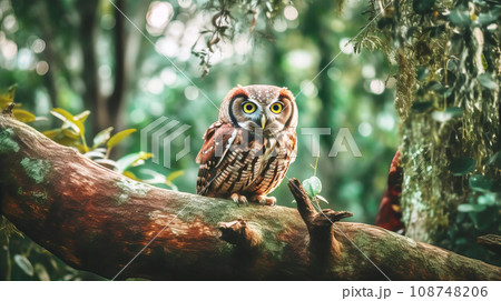 フクロウ フクロウ 108748206