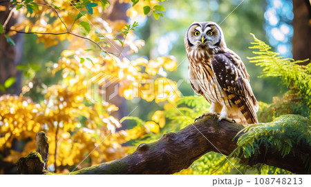 フクロウ 108748213