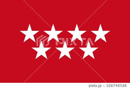 Flag of Community of Madrid (Kingdom of Spain, Autonomous communities of Spain) Comunidad de Madrid Flag of Community of Madrid (Kingdom of Spain, Autonomous communities of Spain) Comunidad de Madrid 108748586