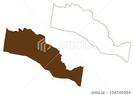 City of Stonnington (Commonwealth of Australia, Victoria state, Vic) map vector illustration, scribble sketch Stonnington map 108748984