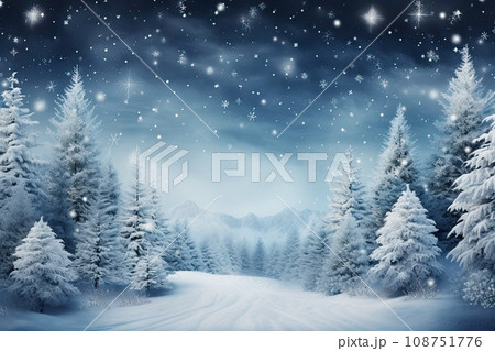 Chritmas landscape abstract background Chritmas landscape abstract background 108751776