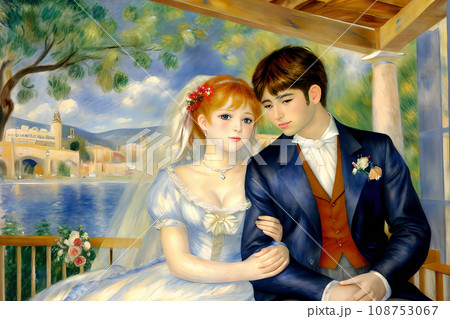 ルノアール風･結婚式の情景　6 108753067