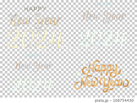 Title for New Year postcard [canva/AI illustration] 108754430