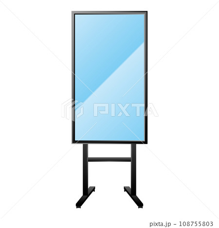 シンプルなイラスト_デジタルサイネージ,モニタ,大型モニタ,大型ディスプレイ,ディスプレイスタンド, シンプルなイラスト_デジタルサイネージ,モニタ,大型モニタ,大型ディスプレイ,ディスプレイスタンド, 108755803