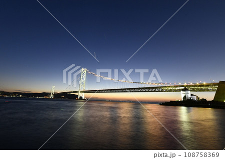 明石海峡大橋・阪神タイガース優勝記念虎柄Ver 明石海峡大橋・阪神タイガース優勝記念虎柄Ver 108758369