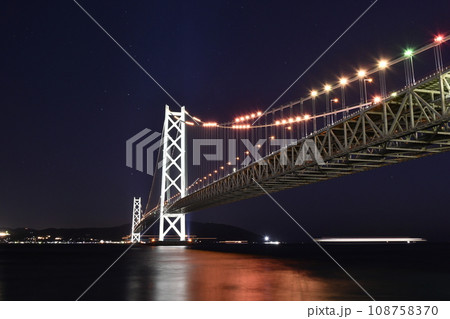 明石海峡大橋・阪神タイガース優勝記念虎柄Ver 明石海峡大橋・阪神タイガース優勝記念虎柄Ver 108758370