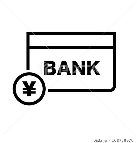 日本の銀行口座のアイコン 108759970